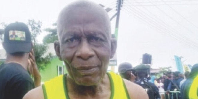  74-year-old man stuns participants, spectators, finishes 10-km race in Okpepke marathon